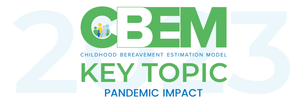 Childhood bereavement estimation model key topic pandemic impact