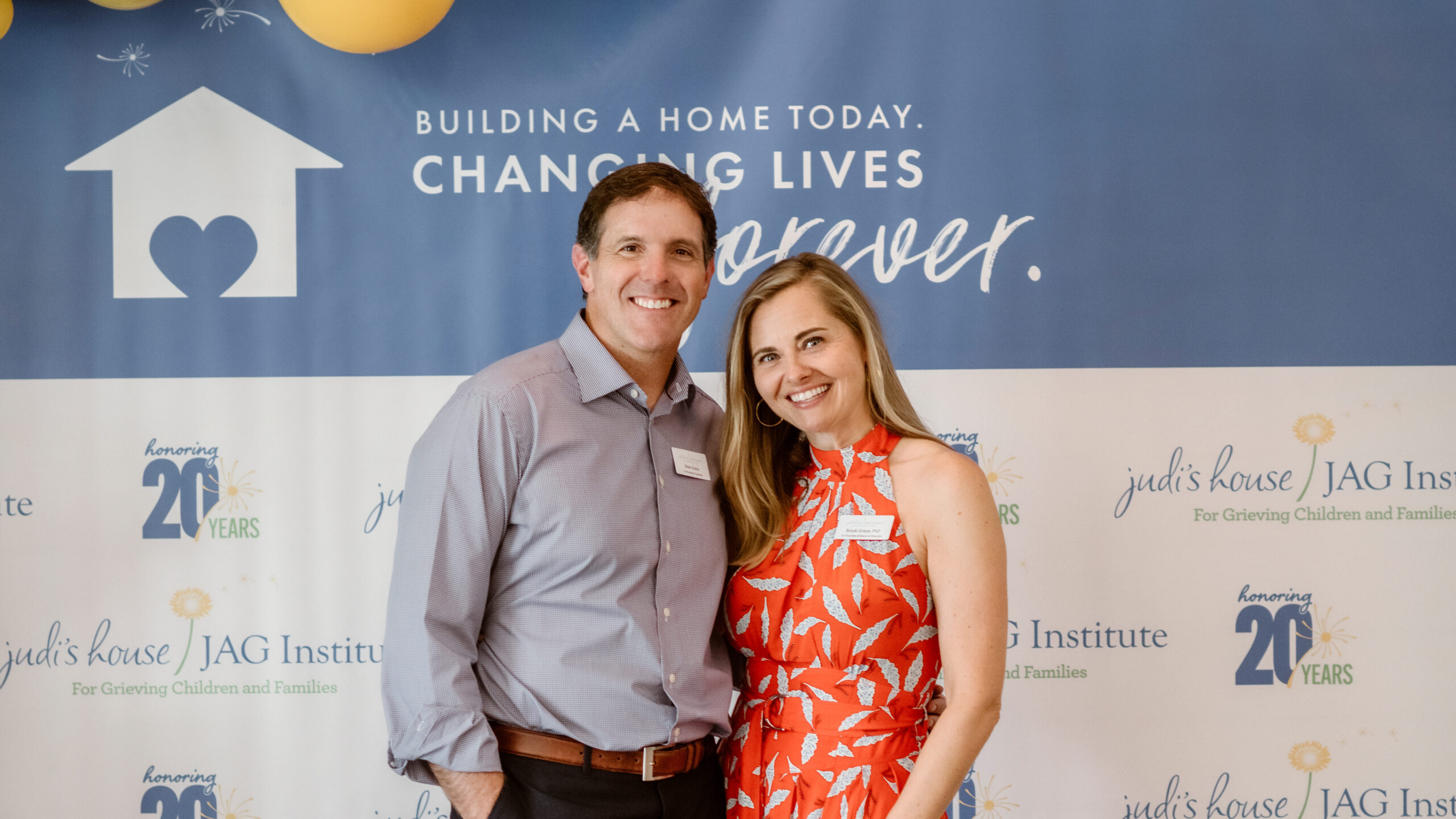 Judi's House grand opening featuring Brian and Brooke Griese